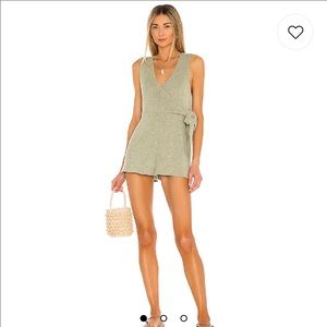 MINKPINK Malika Wrap Romper - NWT - Size XS